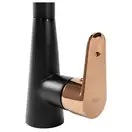 Смеситель для кухни REA MILD BLACK ROSE GOLD черный\розовое золото (REA-B4801)