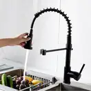 Смеситель для кухни REA SPRING BLACK черный (REA-B4804)
