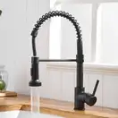 Смеситель для кухни REA SPRING BLACK черный (REA-B4804)
