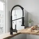 Смеситель для кухни REA SPRING BLACK черный (REA-B4804)