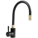 Змішувач для кухні REA CLEVER BLACK GOLD MATT чорний\матове золото (REA-B5219)