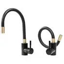 Змішувач для кухні REA CLEVER BLACK GOLD MATT чорний\матове золото (REA-B5219)