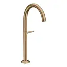 Змішувач для умивальника Axor Select 260 із донним клапаном push-open, Brushed bronze (48030140)