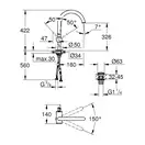 Змішувач для раковини Grohe Atrio XL-Size (32647003)