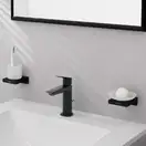 Hansgrohe Logis Fine 100 Змішувач для раковини, чорний матовий (71251670)