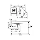 Hansgrohe Logis Змішувач для умивальника, хром (71256000)