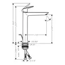 Hansgrohe Logis 240 Змішувач для умивальника, хром (71257000)