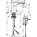 Hansgrohe Vernis Blend Змішувач для умивальника, хром (71501000)