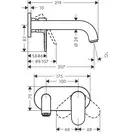 HANSGROHE Vernis Blend Змішувач для умивальника, Matt Black (71576670)