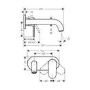 HANSGROHE Vernis Shape Змішувач для умивальника, хром (71578000)