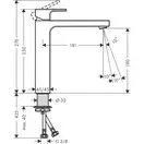 Hansgrohe Vernis Shape Змішувач раковини, чорний (71591670)