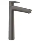 Смеситель для раковины высокий Hansgrohe Talis E (цвет - шлифованный чёрный хром), с донным клапаном (71716340) фото 1 Aquada.com.ua