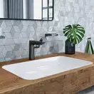 Hansgrohe Talis E 150 Змішувач для умивальника, чорний хром (71754340)