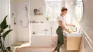 Hansgrohe Rebris S 80 Coolstart Змішувач для умивальника, хром (72510000)