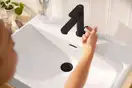 Hansgrohe Rebris S Змішувач для раковини, чорний матовий (72588670)