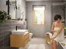 Hansgrohe Rebris E Змішувач для раковини, чорний матовий (72589670)