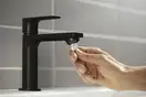 Hansgrohe Rebris E Змішувач для раковини, чорний матовий (72589670)