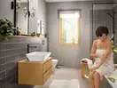 Hansgrohe Rebris E Змішувач для раковини, чорний (72591670)