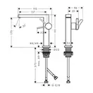 Hansgrohe Tecturis E Змішувач для раковини, бронза (73041140)