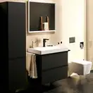 Hansgrohe Tecturis E Змішувач для раковини, чорний матовий (73041670)