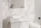 Hansgrohe Tecturis E Змішувач, настінний, мат білий (73051700)
