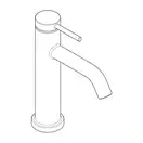 Hansgrohe Tecturis S Змішувач для раковини, білий мат (73311700)