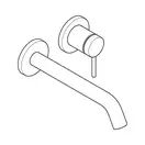 Hansgrohe Tecturis S Змішувач для раковини, чорний матовий (73351670)