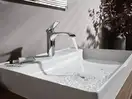 Смеситель для раковины Hansgrohe Vivenis (цвет - хром), с донным клапаном (75020000) фото 3 Aquada.com.ua
