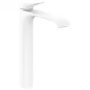 Смеситель для раковины высокий Hansgrohe Vivenis (цвет - белый матовый), без донного клапана (75042700) фото 1 Aquada.com.ua