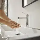 Hansgrohe Finoris 100 Змішувач для умивальника, білий матовий (76010700)