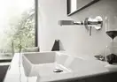 Смеситель для раковины настенный Hansgrohe Finoris (цвет - хром), излив 165 мм (76051000) фото 2 Aquada.com.ua