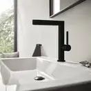Hansgrohe Finoris 230 Змішувач для умивальника, чорний матовий (76060670)