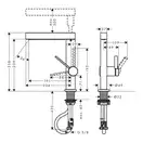 Hansgrohe Finoris 230 Змішувач для умивальника, білий матовий (76063700)