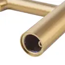 KOER KB-10029-12 Смеситель для умывальника, матовое золото (KR5501)