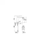 Nobili SE124118/2BM Смеситель для умывальника, черный мат (SE124118/2BM)