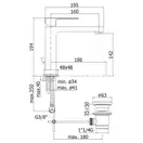 Смеситель для раковины Paffoni Elle (цвет - хром), с донным клапаном Clic-Clac (EL074KCR)