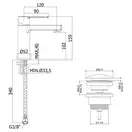 Смеситель для раковины Paffoni Ringo (цвет - хром), с донным клапаном Clic-Clac (RIN071KCR)