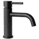 Смеситель для раковины (умывальника) REA GUSTO ONE BLACK MAT черный низкий (REA-B1654)