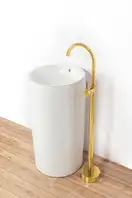 Rea Ortis Gold Змішувач для раковини, золотий (REA-B4890)