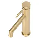 Смеситель для раковины (умывальника) REA FOSS BRUSHED GOLD золотой матовый низкий (REA-B5316)