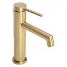 Смеситель для раковины (умывальника) REA FOSS BRUSHED GOLD золотой матовый низкий (REA-B5316)