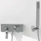 Змішувач з душем для ванни Fima Carlo Fluid (F3854BS)