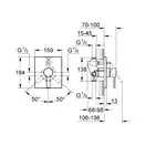 Grohe Allure Смеситель для душа, хром (19315000)