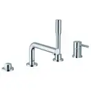 Смеситель на борт ванны Grohe Concetto (цвет - хром), с душевым гарнитуром (19576001) фото 1 Aquada.com.ua