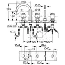 Змішувач для ванни Grohe Atrio (19923003)