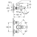 Grohe BauLoop New Змішувач для ванни, хром (23603001)