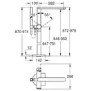 Grohe Plus Змішувач для ванни, підлоговий, хром (23846003)