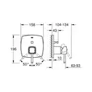 Змішувач для ванни Grohe Grandera, хром (24068IG0)