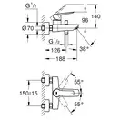 Grohe Start Смеситель однорычажный для ванны, хром (24206002)