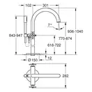 Підлоговий змішувач для ванни Grohe Atrio (25044003)